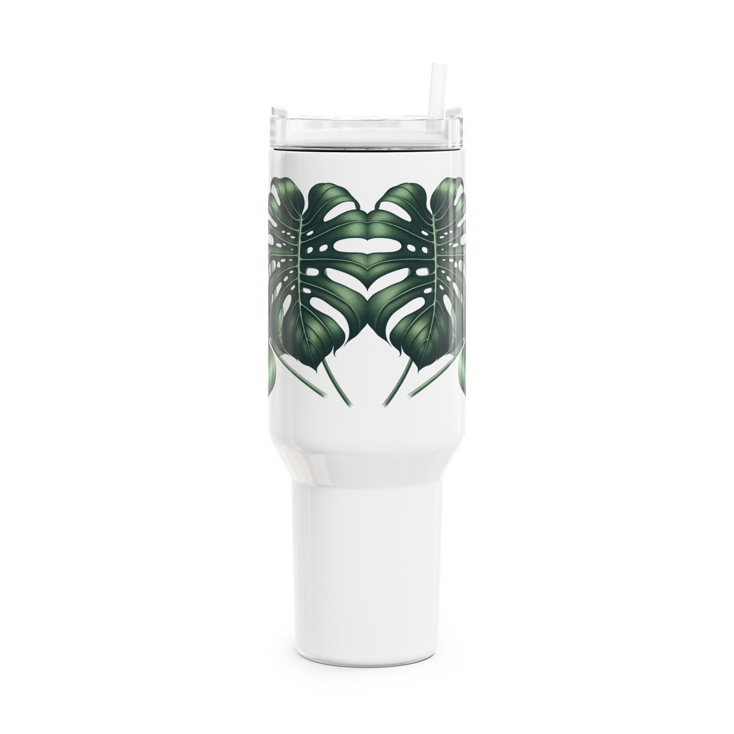 40oz Tumbler - Monstera Leaf Design