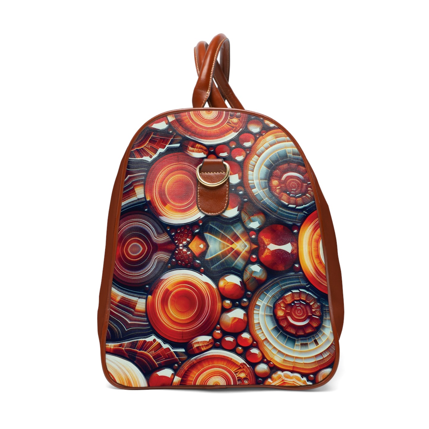 Waterproof Travel Bag - Carnelian Pattern