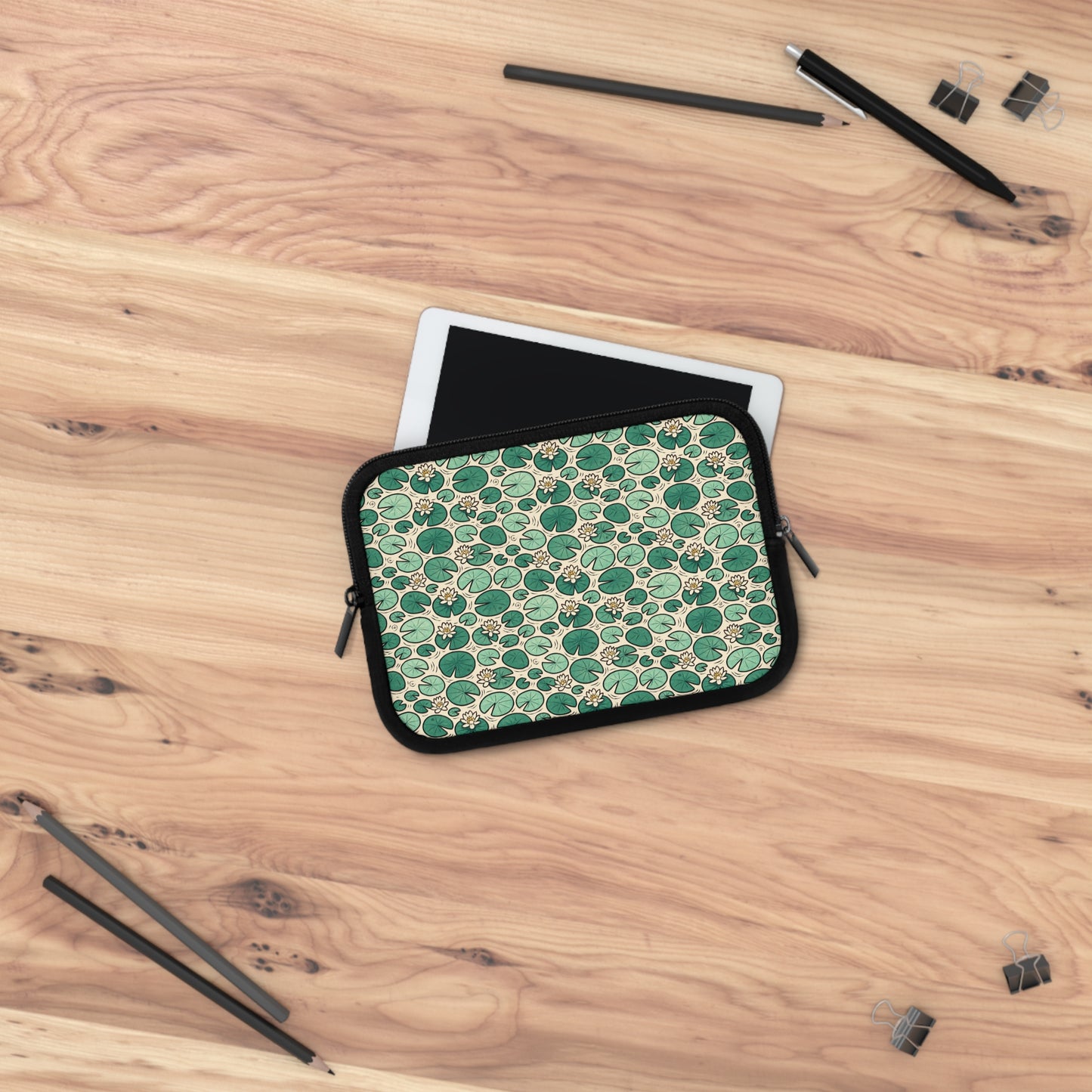 Laptop Sleeve: Lily Pad Design