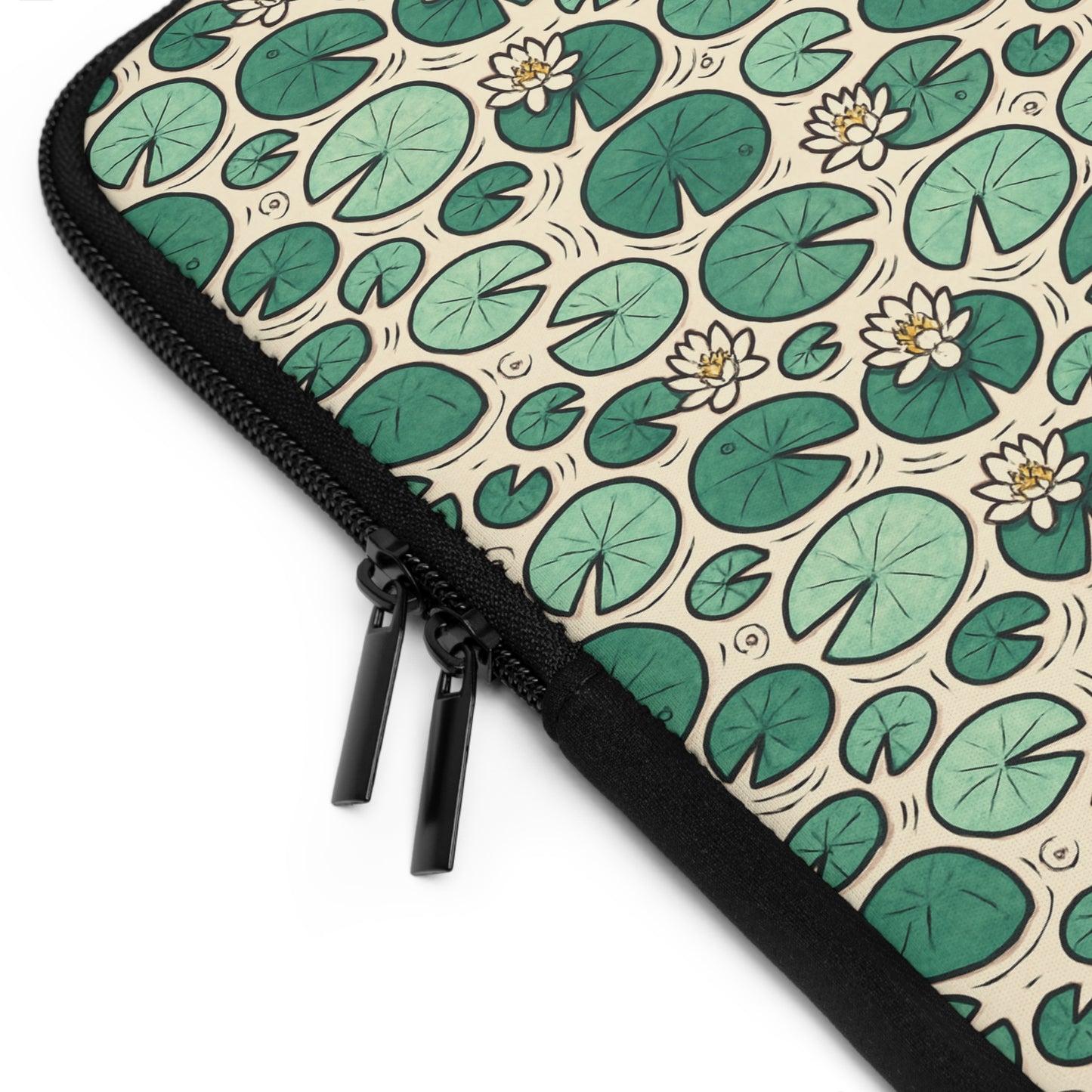 Laptop Sleeve: Lily Pad Design