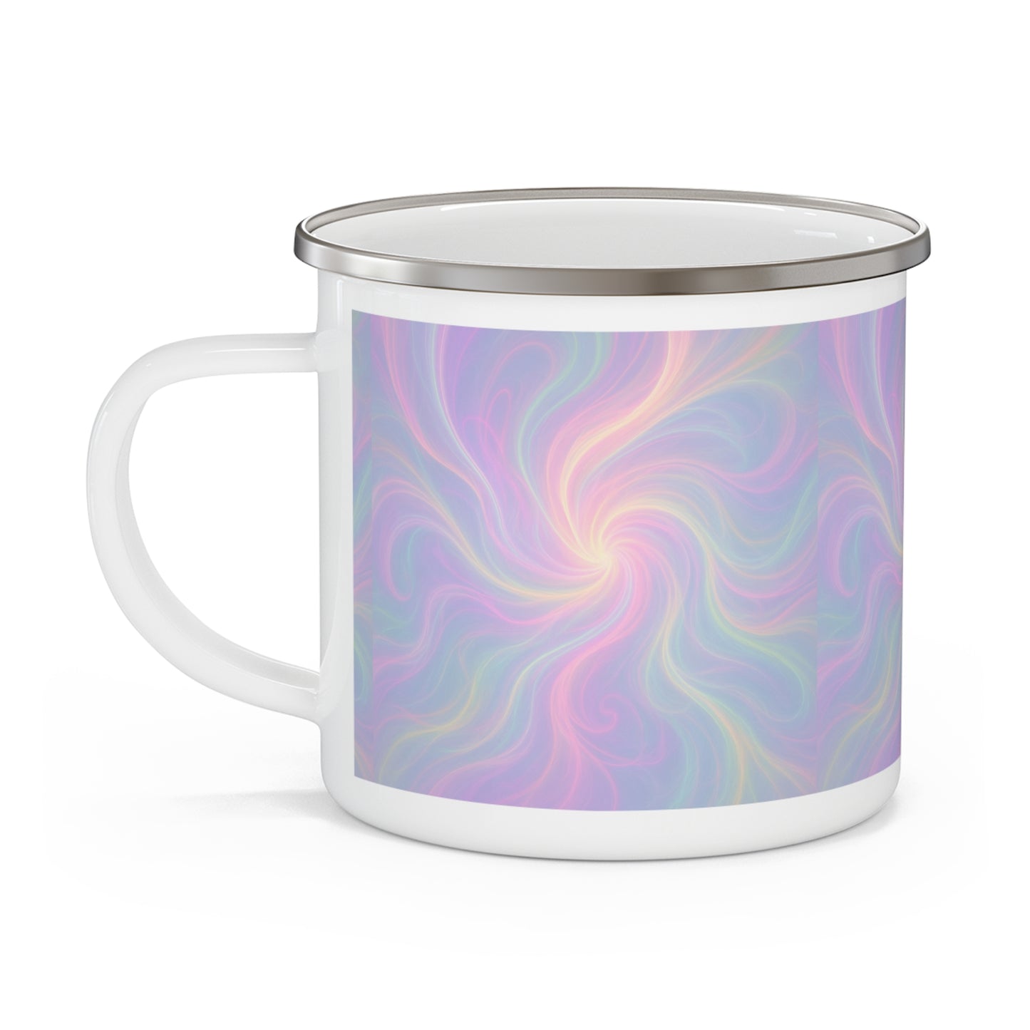 Camping Mug - Pastel Energy Waves