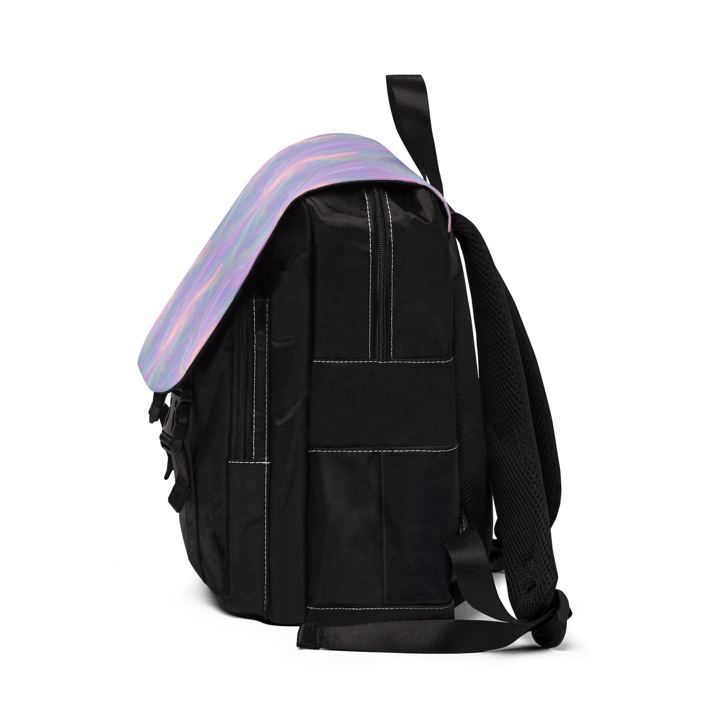 Backpack with Mystical Energy Waves Design