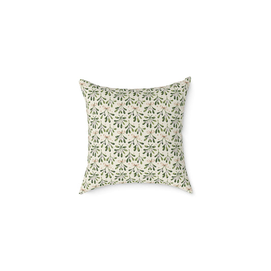 Holiday Pillow - Mistletoe design