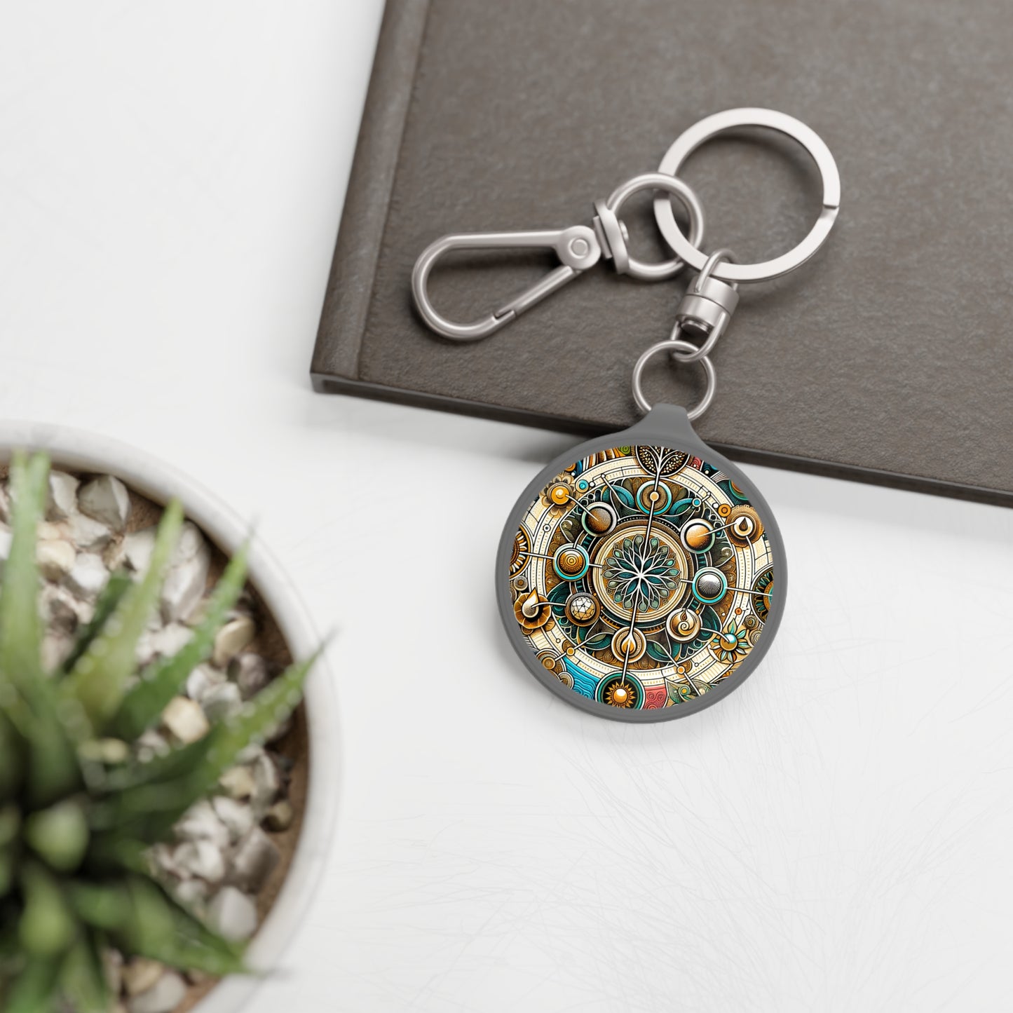 Keyring Tag - Symbol of Life Design