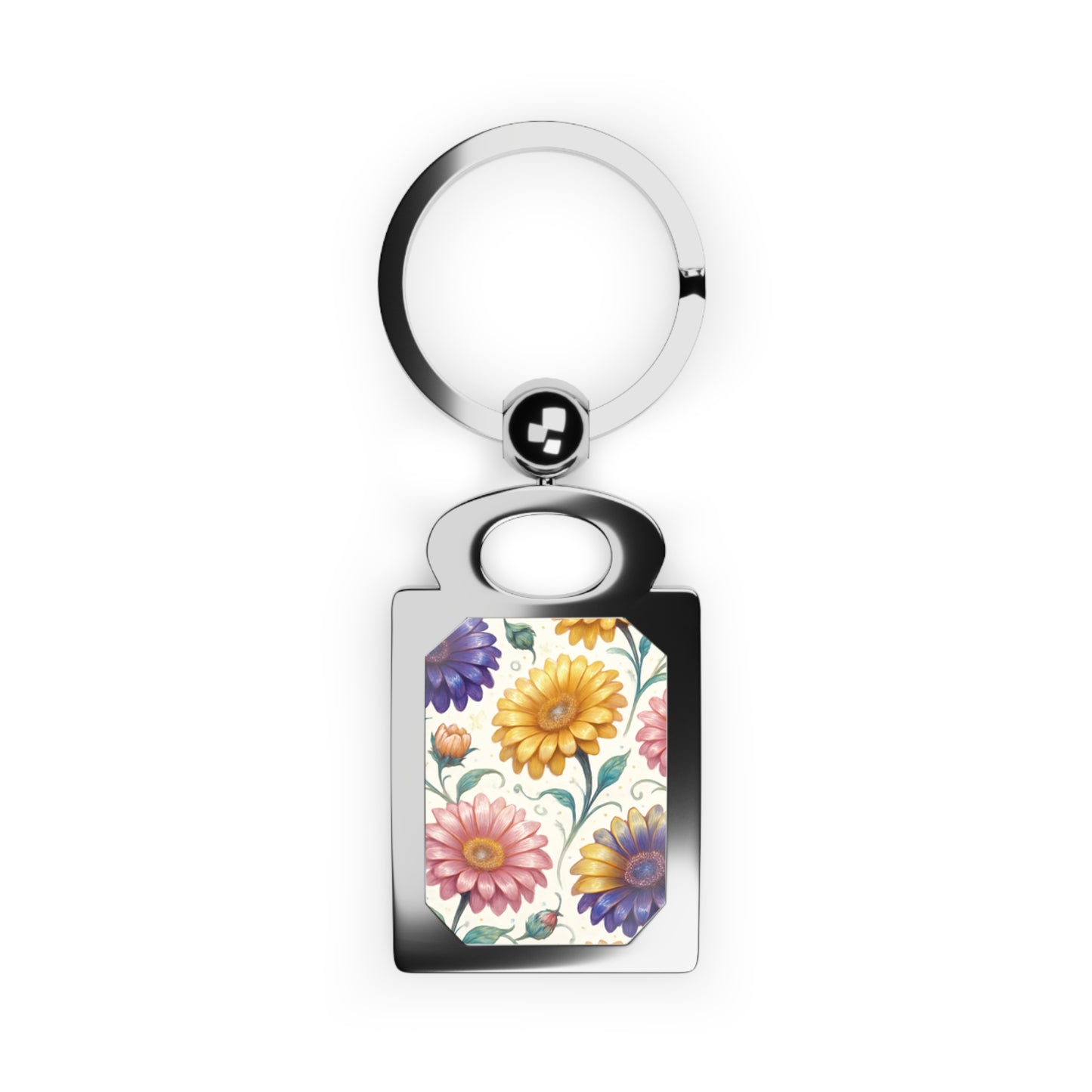 Keychain/Charm - Gerbera Daisy Design
