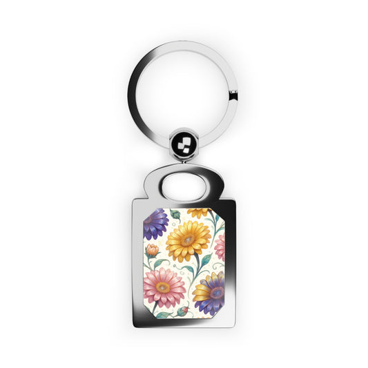 Keychain/Charm - Gerbera Daisy Design