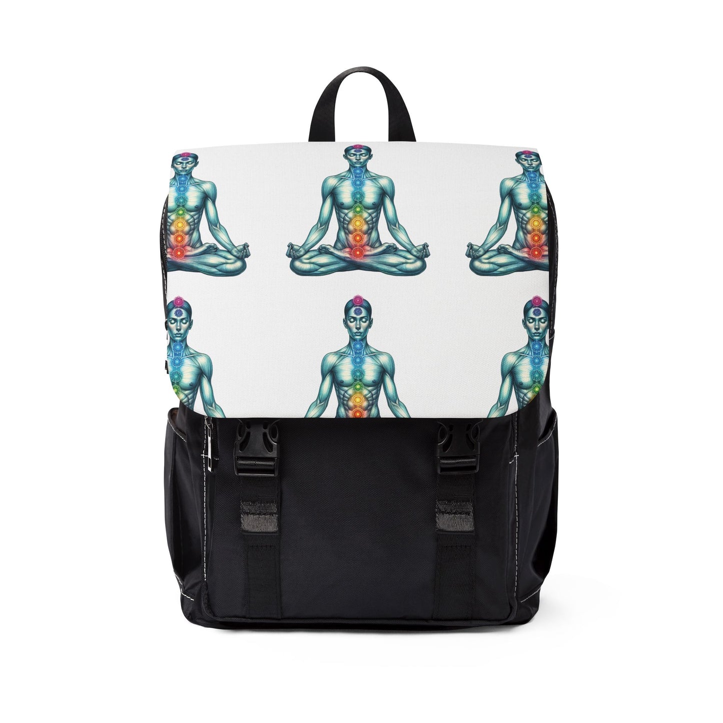 Chakra Meditation Design Shoulder Backpack