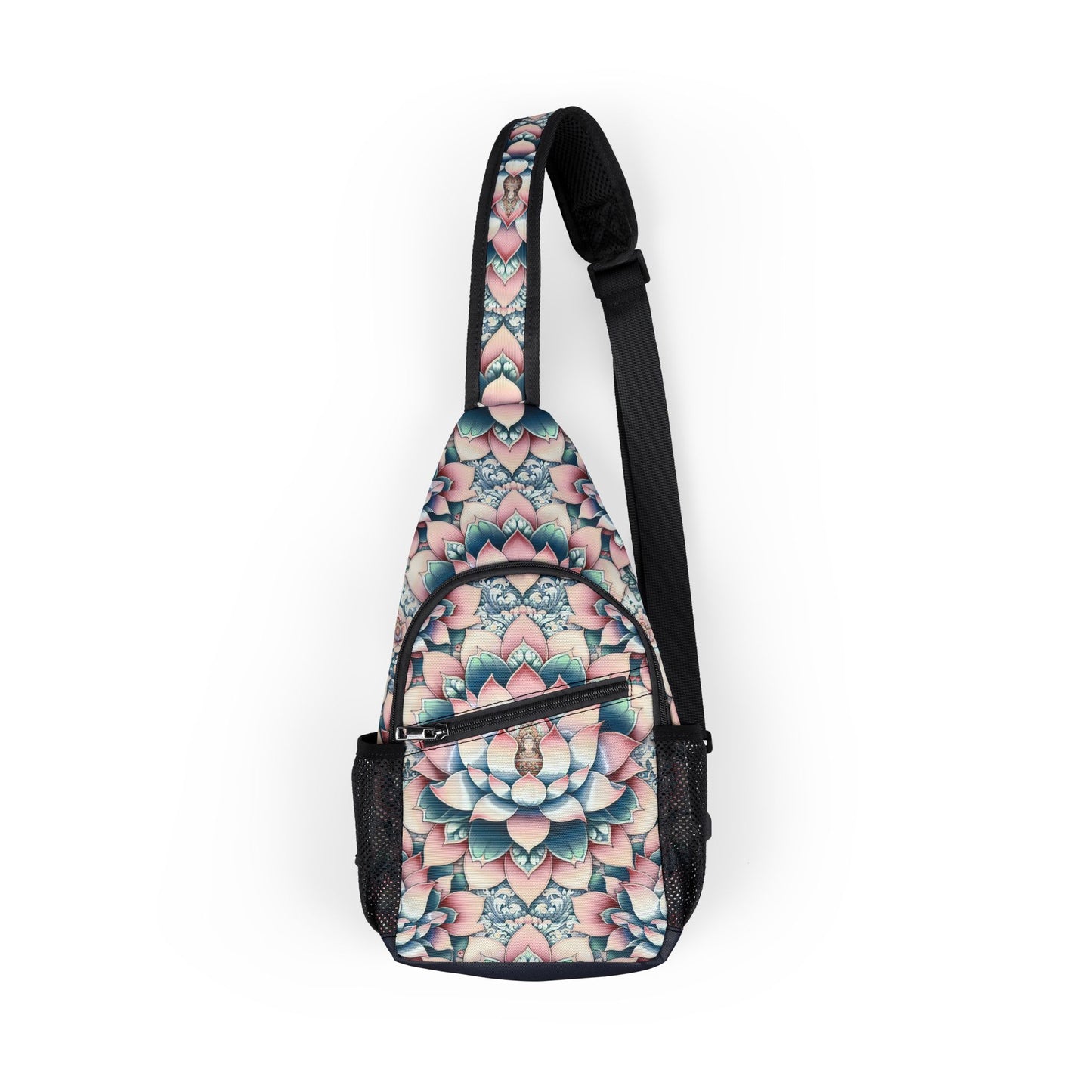 Lotus Flower Chest Bag