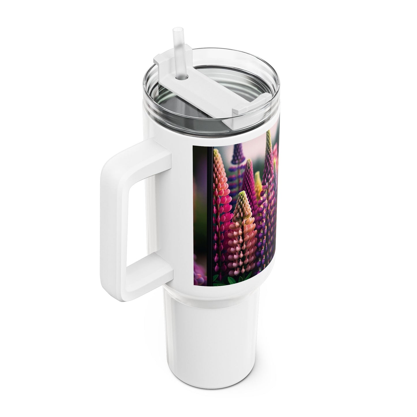 40oz Tumbler - Lupin Blooms Design
