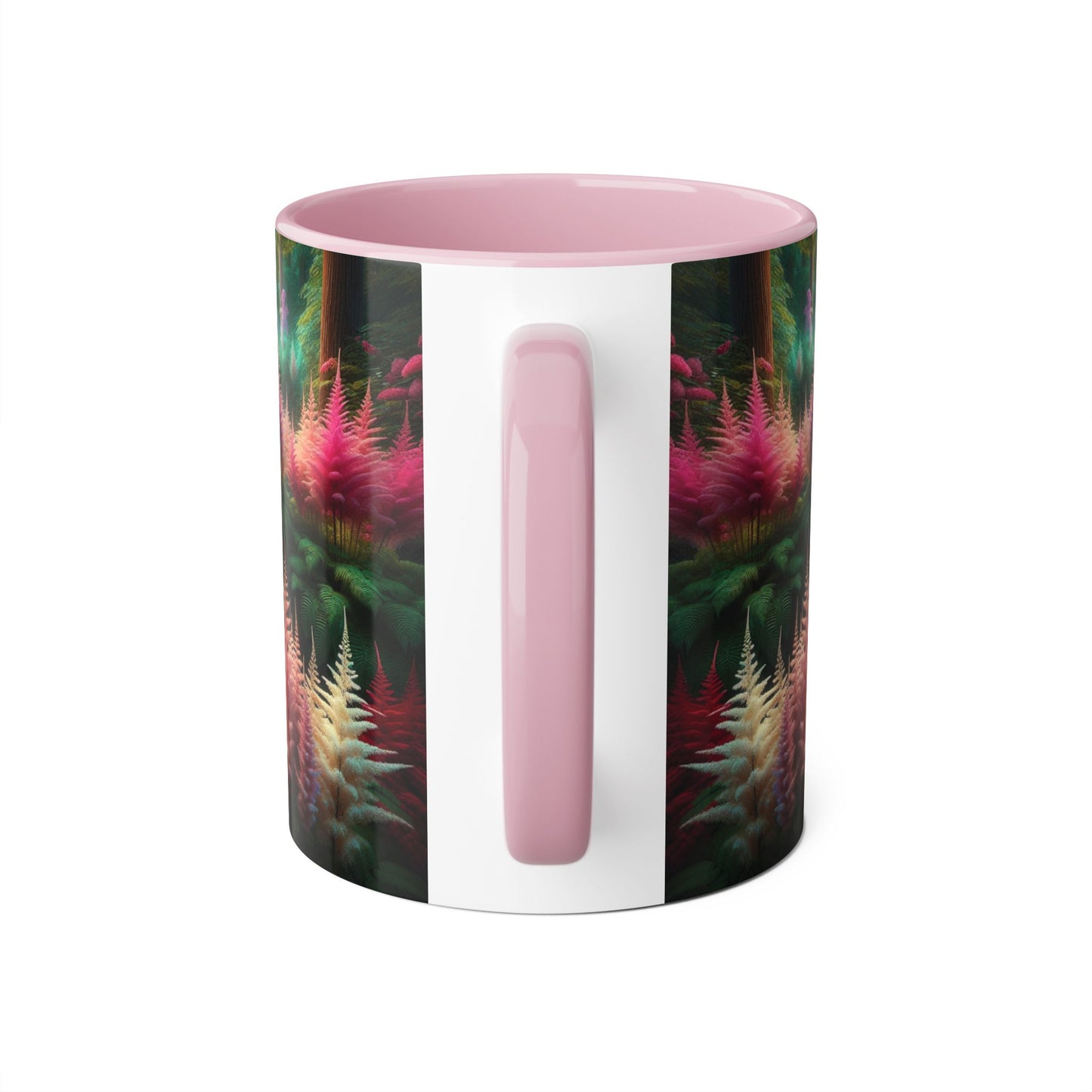 Astilbe Blooms Accent Mug, Floral Tea Cup, Coffee Mug, Gift for Gardeners, Botanical Kitchen Decor, Nature Lover Ceramic Mug, Plant Lady