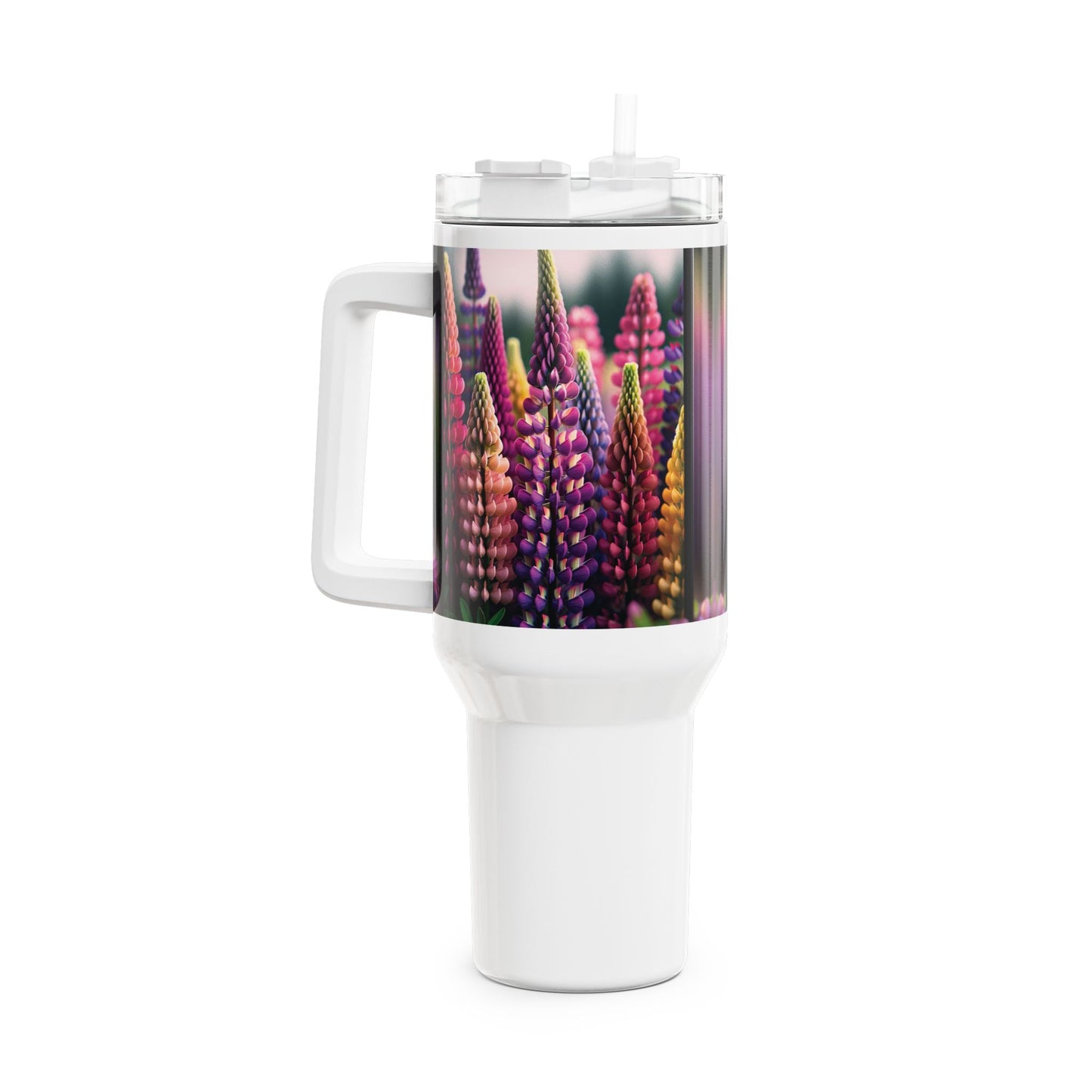 40oz Tumbler - Lupin Blooms Design