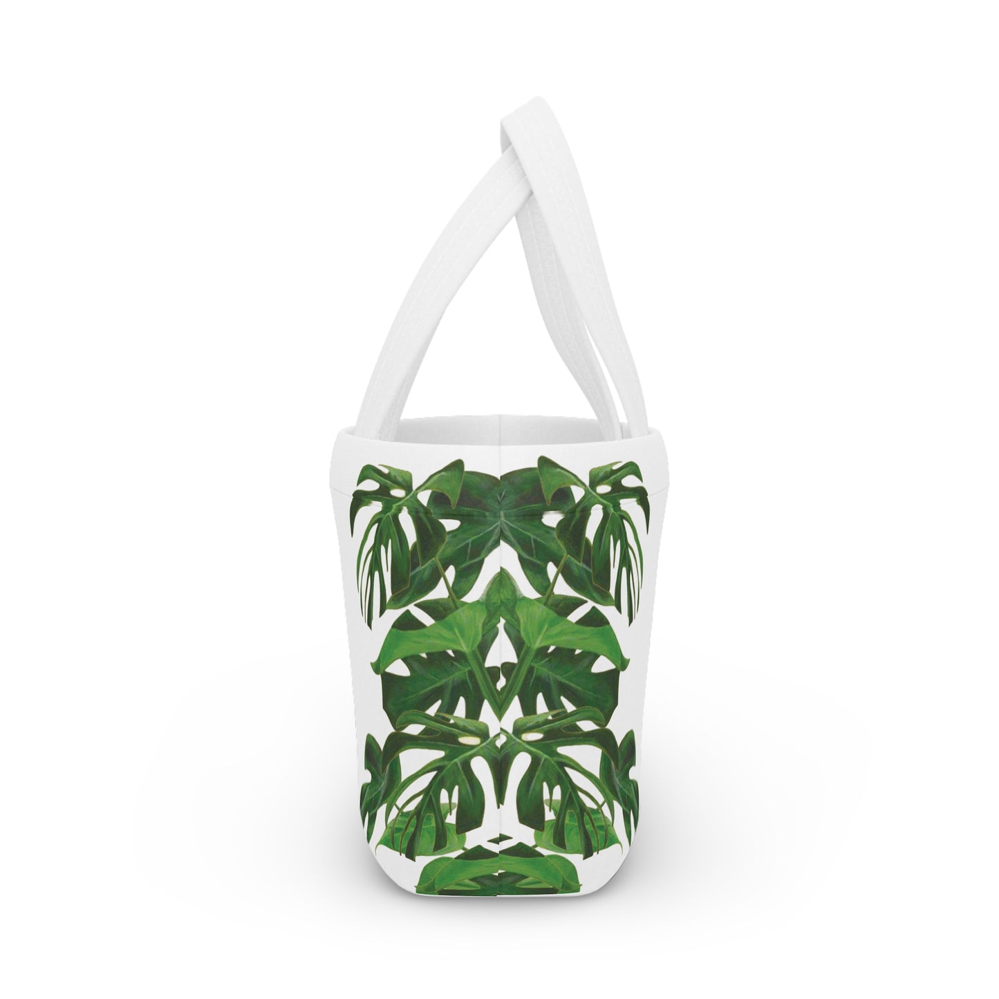 Tropical Monstera Lunch Bag - Insulated Tote for Work, School, Picnics, Gifts, Summer Outings