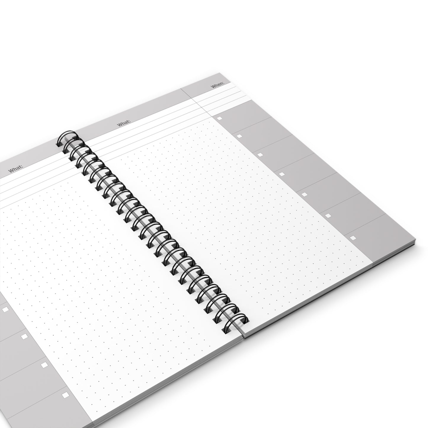 Dainty Floral Spiral Journal
