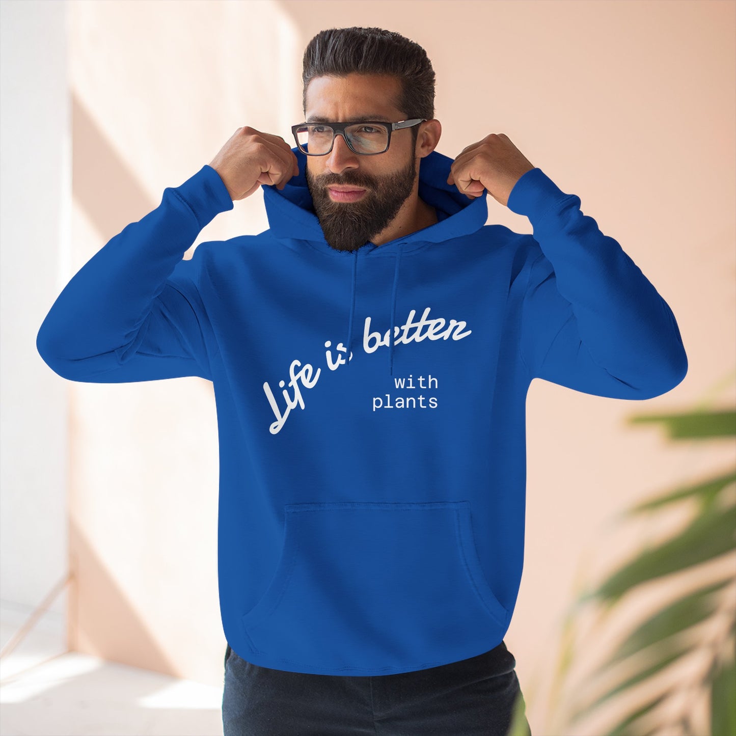 Life is Better with Plants Fleece Hoodie
