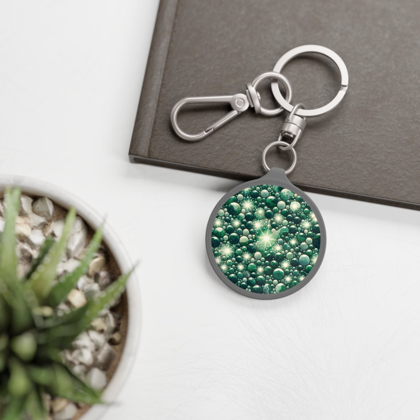Sparkling Aventurine Keyring Tag - Customizable Keychain, Personalized Gift, Fun Accessory, Trendy Keyring, Ideal for Birthdays and Celebrations