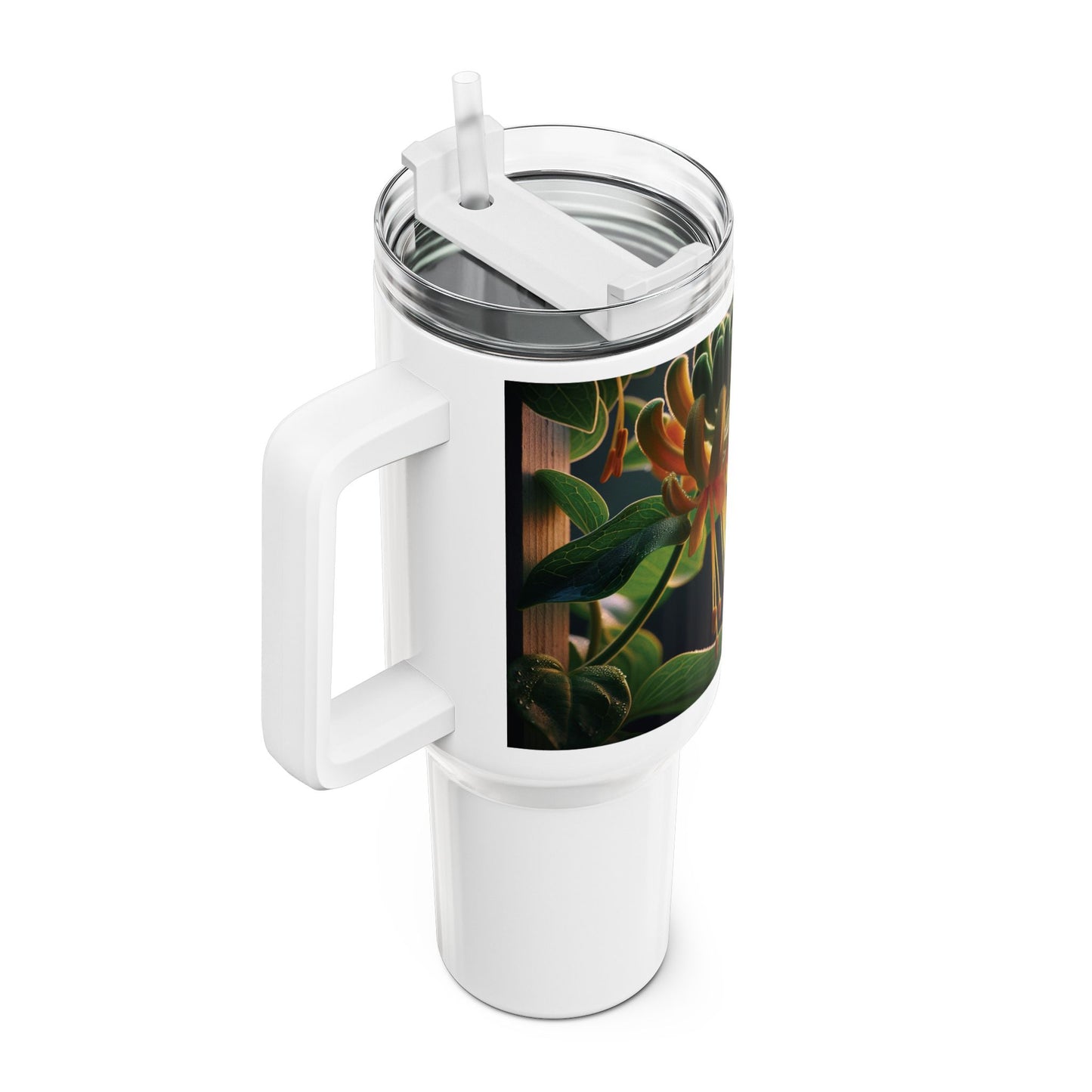 40oz Tumbler - Honeysuckle Design