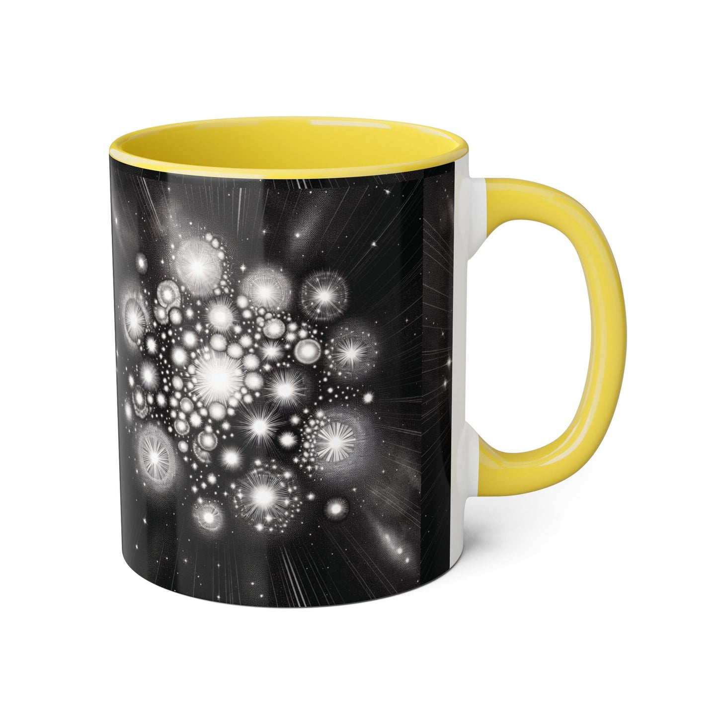 Star Cluster Accent Mug, Celestial Coffee Cup, Galaxy Tea Mug, Space Lover Gift, Astronomy Kitchen Decor, Unique Cosmic Drinkware