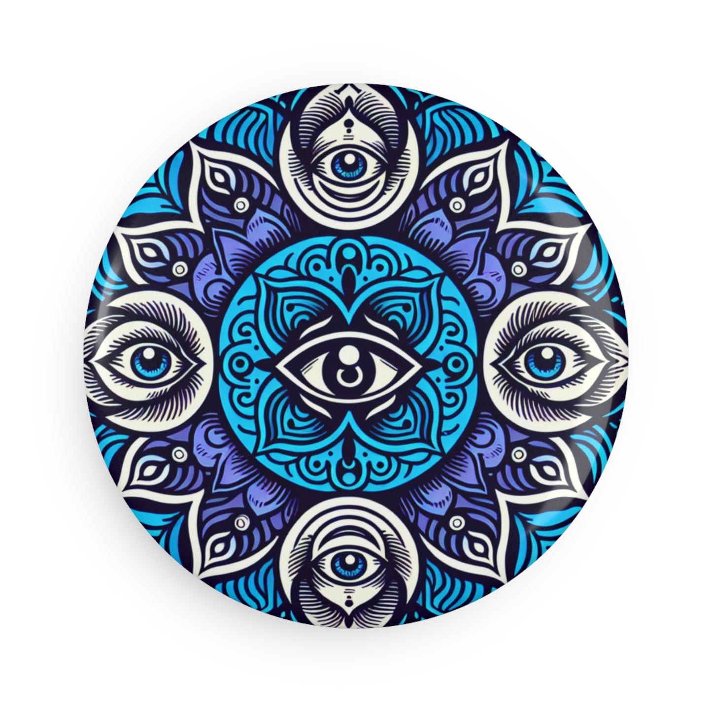 Button Magnet - Third Eye Chakra