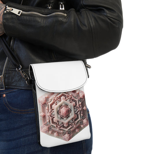 Phone Wallet - Rose Quartz Design