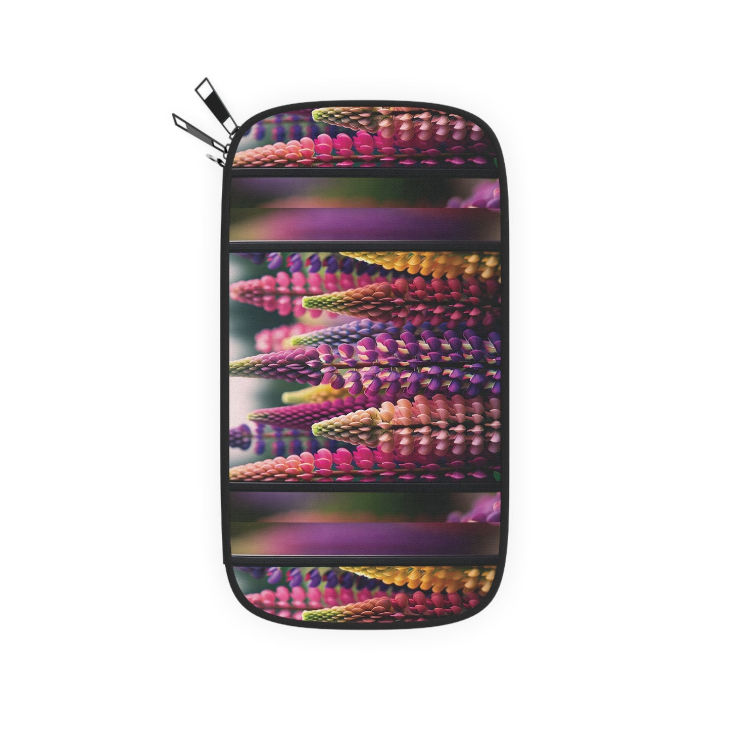 Passport Wallet - Field of Lupin Bloom