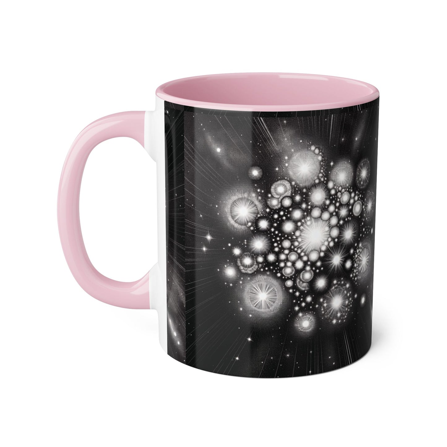 Star Cluster Accent Mug, Celestial Coffee Cup, Galaxy Tea Mug, Space Lover Gift, Astronomy Kitchen Decor, Unique Cosmic Drinkware
