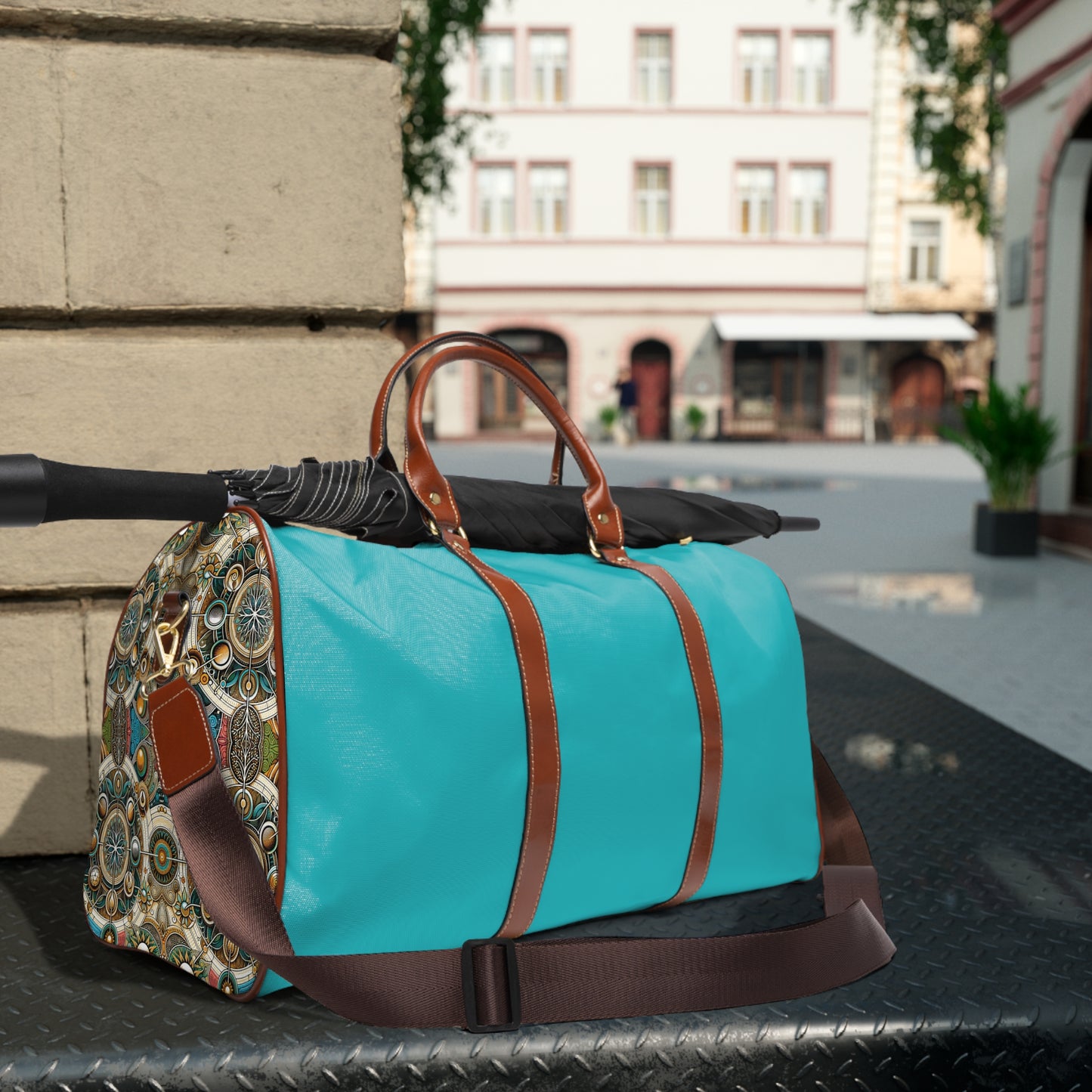 Waterproof Travel Bag  - Symbol of life design