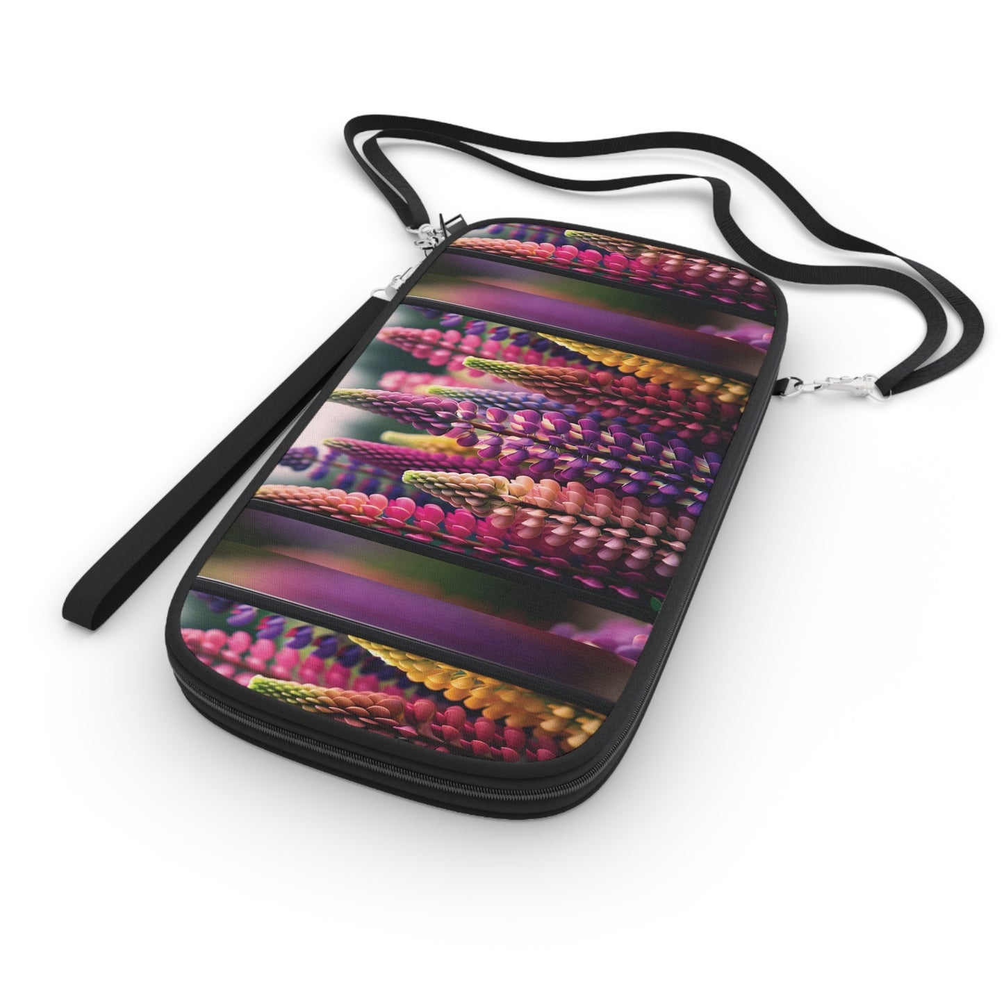 Passport Wallet - Field of Lupin Bloom