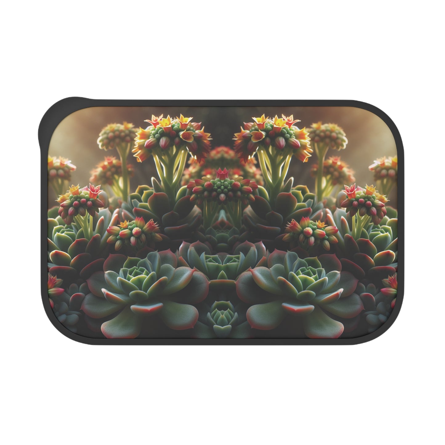 Bento Box - Blooming Succulent Design, Eco friendly lunch box set