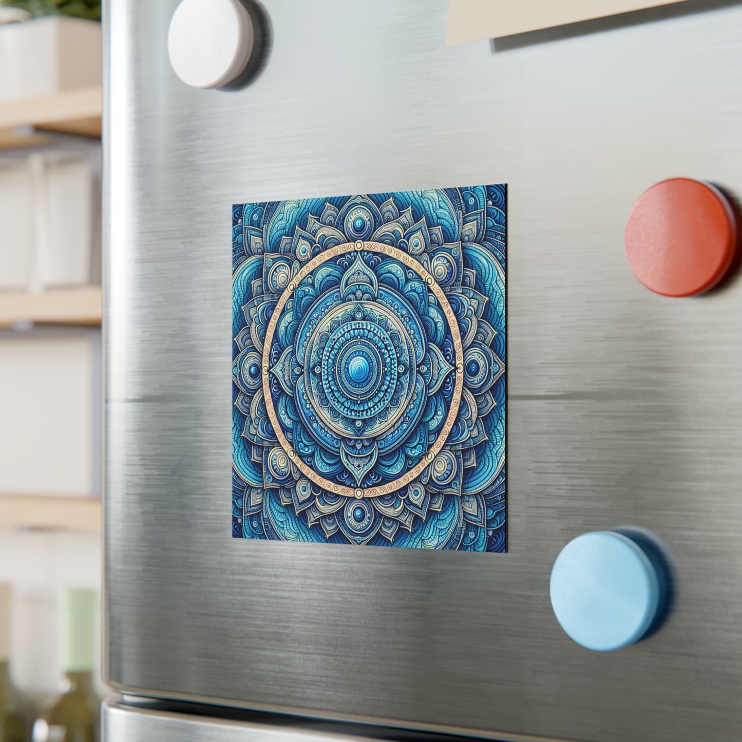 Square Magnet - Throat Chakra