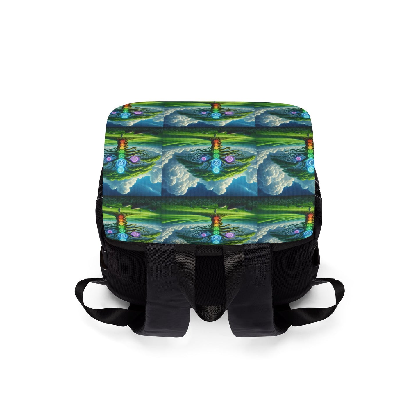 Chakra Tree Design Shoulder Backpack