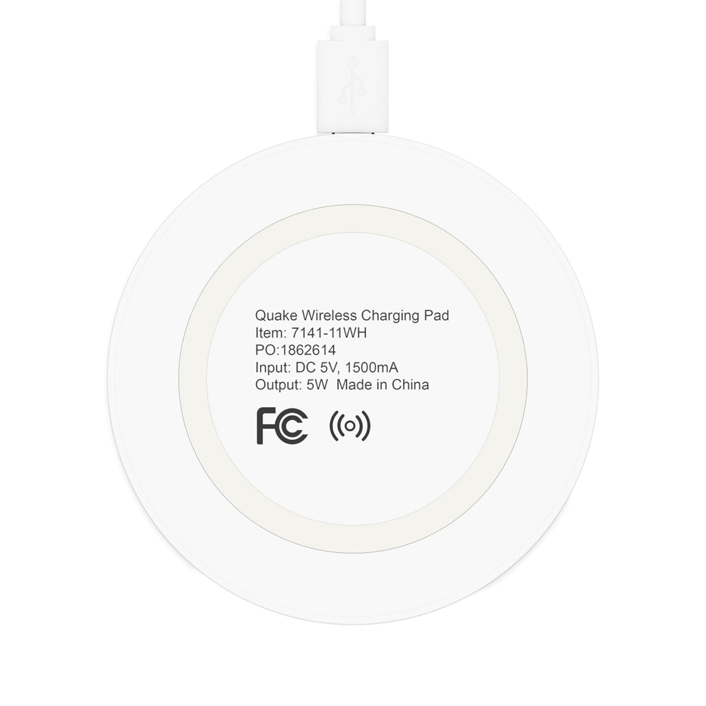 Wireless Charging Pad: Lavender Floral Design