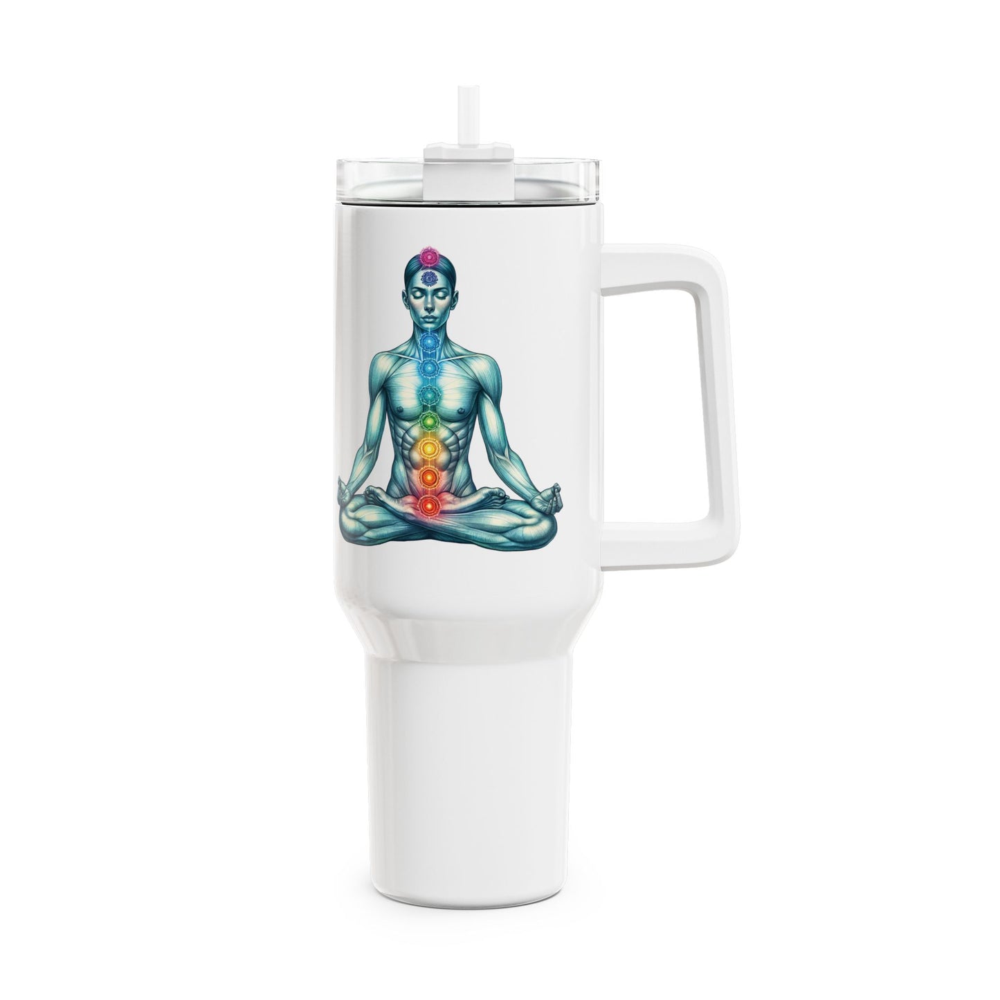 40oz Tumbler - Chakra Meditation Drinkware