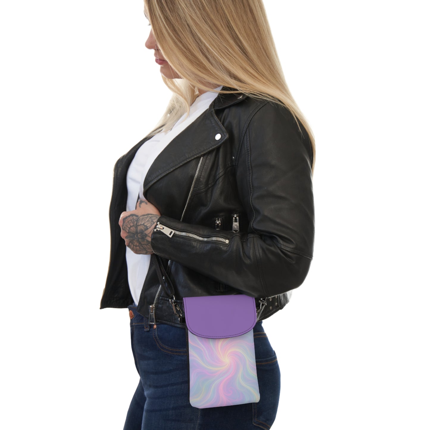 Phone Wallet: pastel energy wave