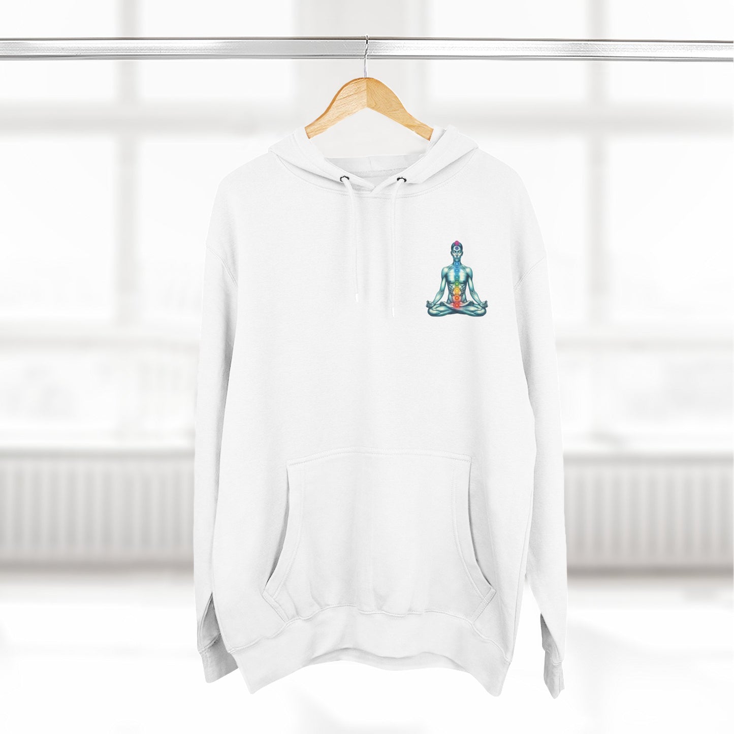 Fleece Hoodie - Chakra Meditation Design