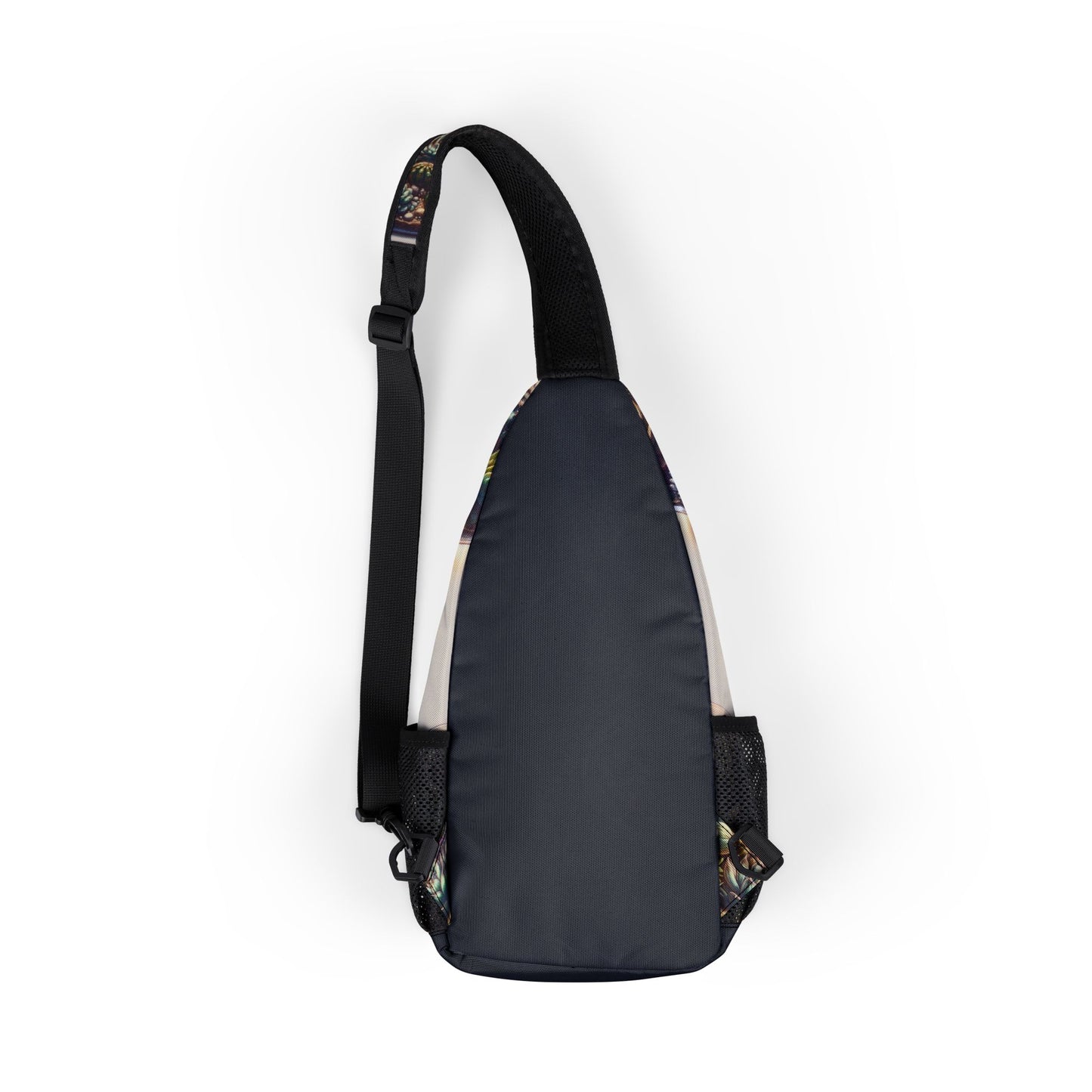Cactus Print Chest Bag - Trendy Sling Bag for Casual Outings, Travel & Festivals, Gift for Nature Lovers & Adventurers