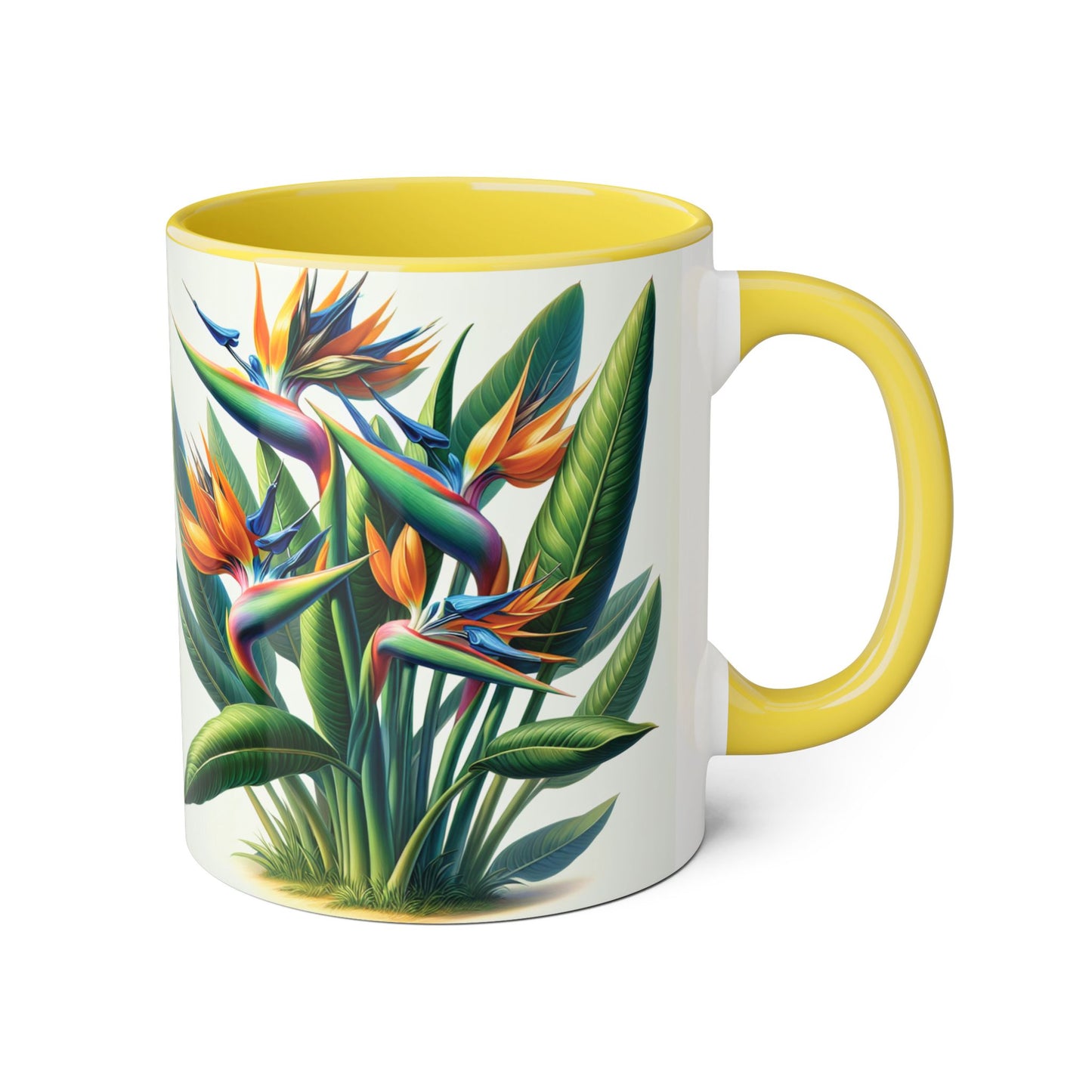 Bird of Paradise Plant Gift, Coffee Cup, Tea Mug, Botanical Kitchen Decor, Nature Lover, Housewarming Present, Tropical Vibes