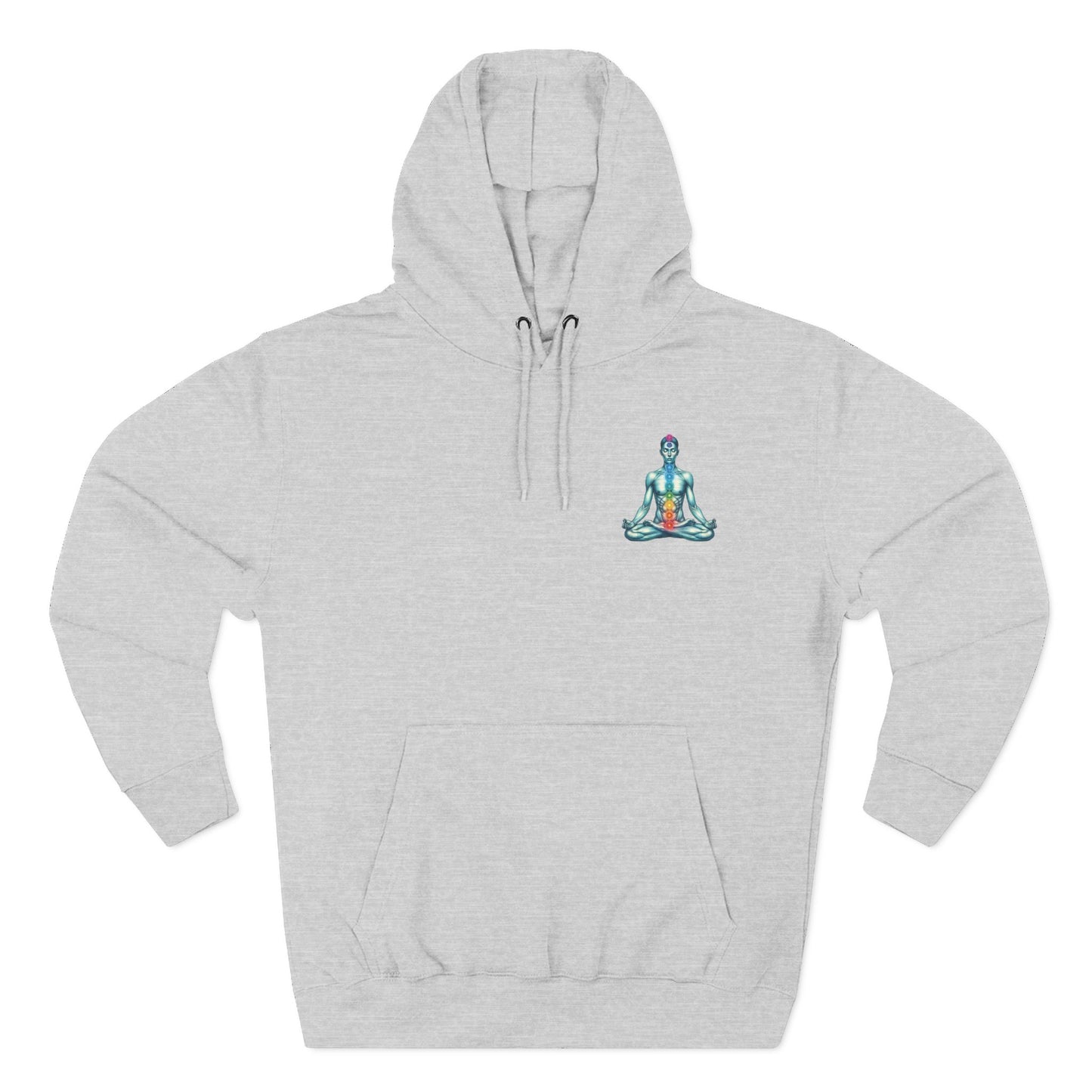 Fleece Hoodie - Chakra Meditation Design