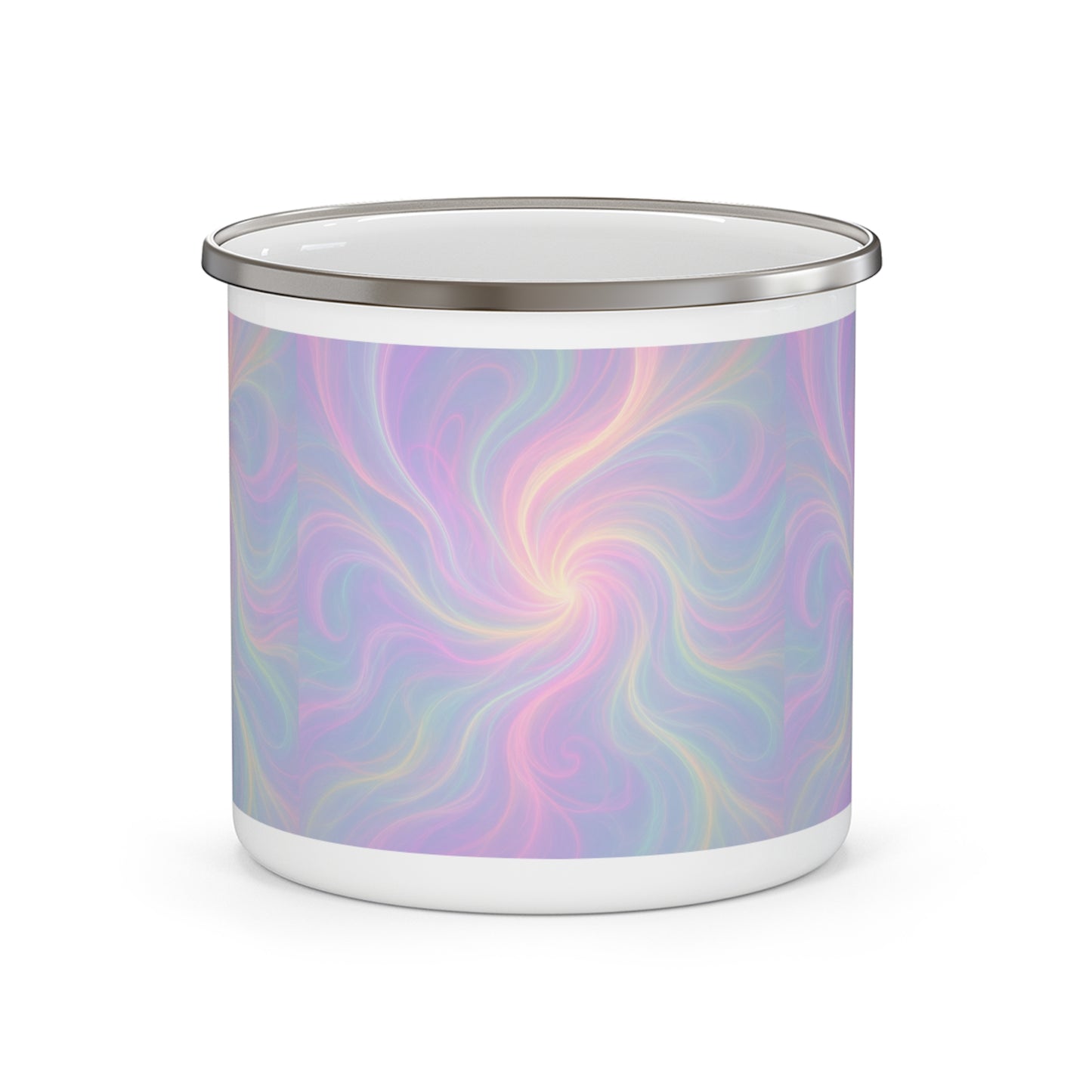 Camping Mug - Pastel Energy Waves
