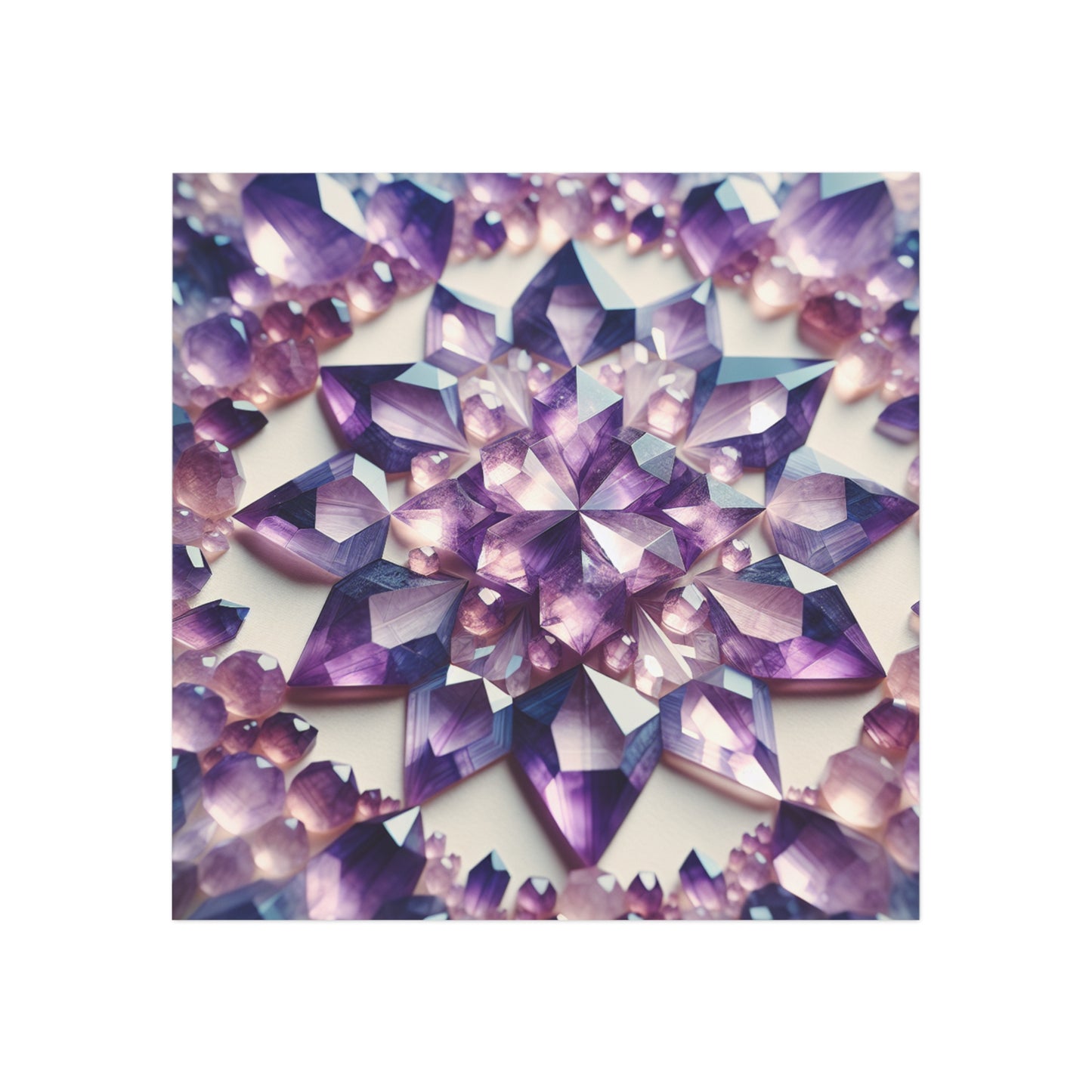Square Magnet - Amethyst