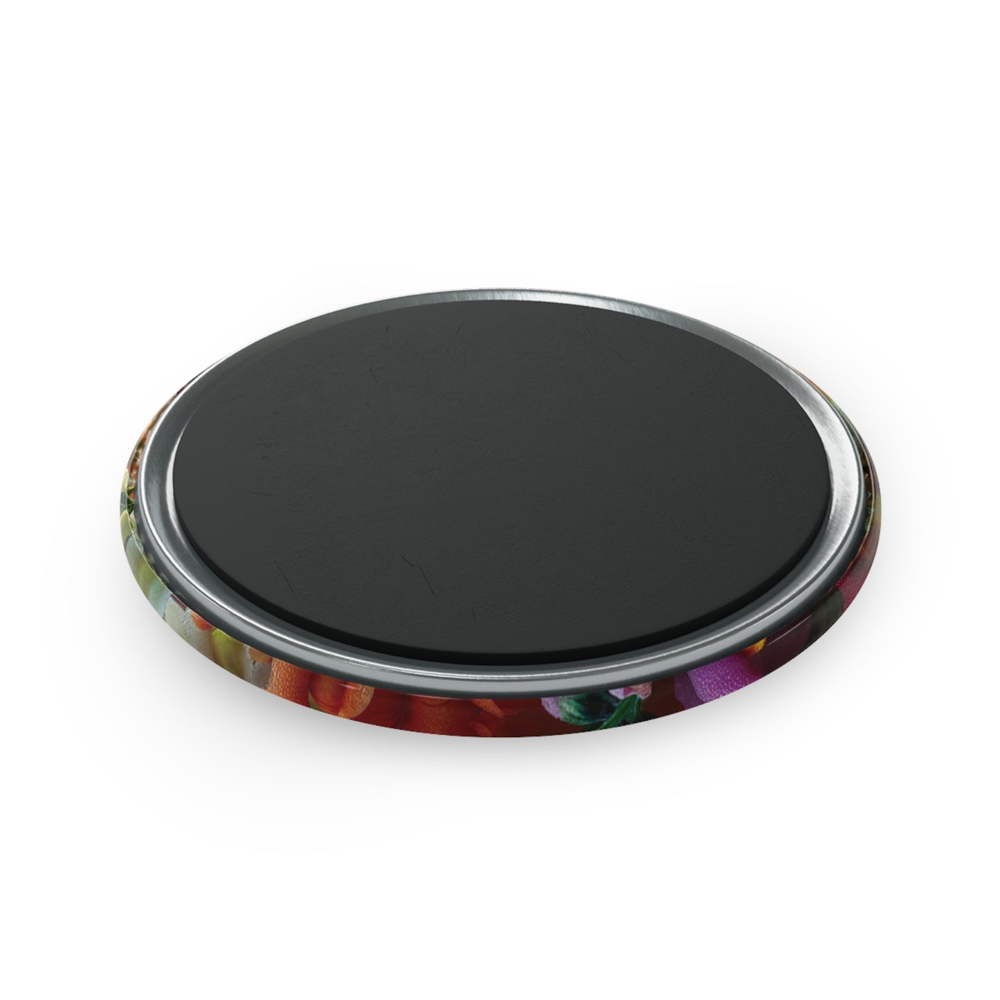 Floral Snap Button Magnet - Vibrant Nature Décor for Home or Gifts