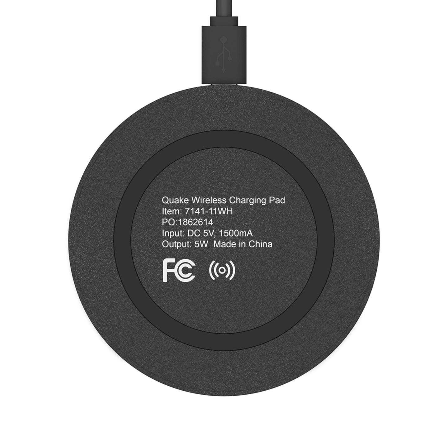 Wireless Charging Pad: Amethyst Crystal