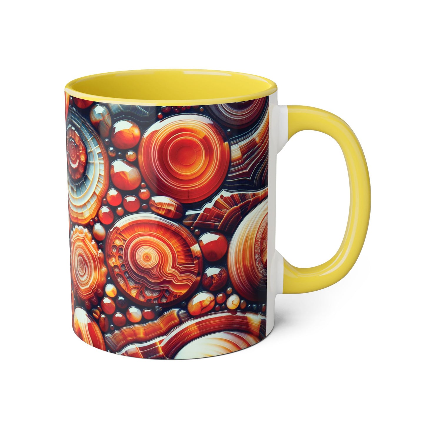 Mug - Carnelian Design Accent Mug, 11oz