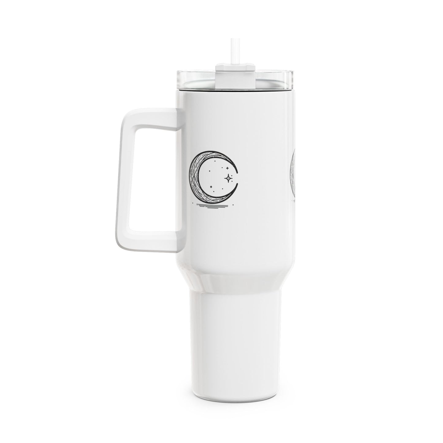 40oz Tumbler - Minimalist Moon Design