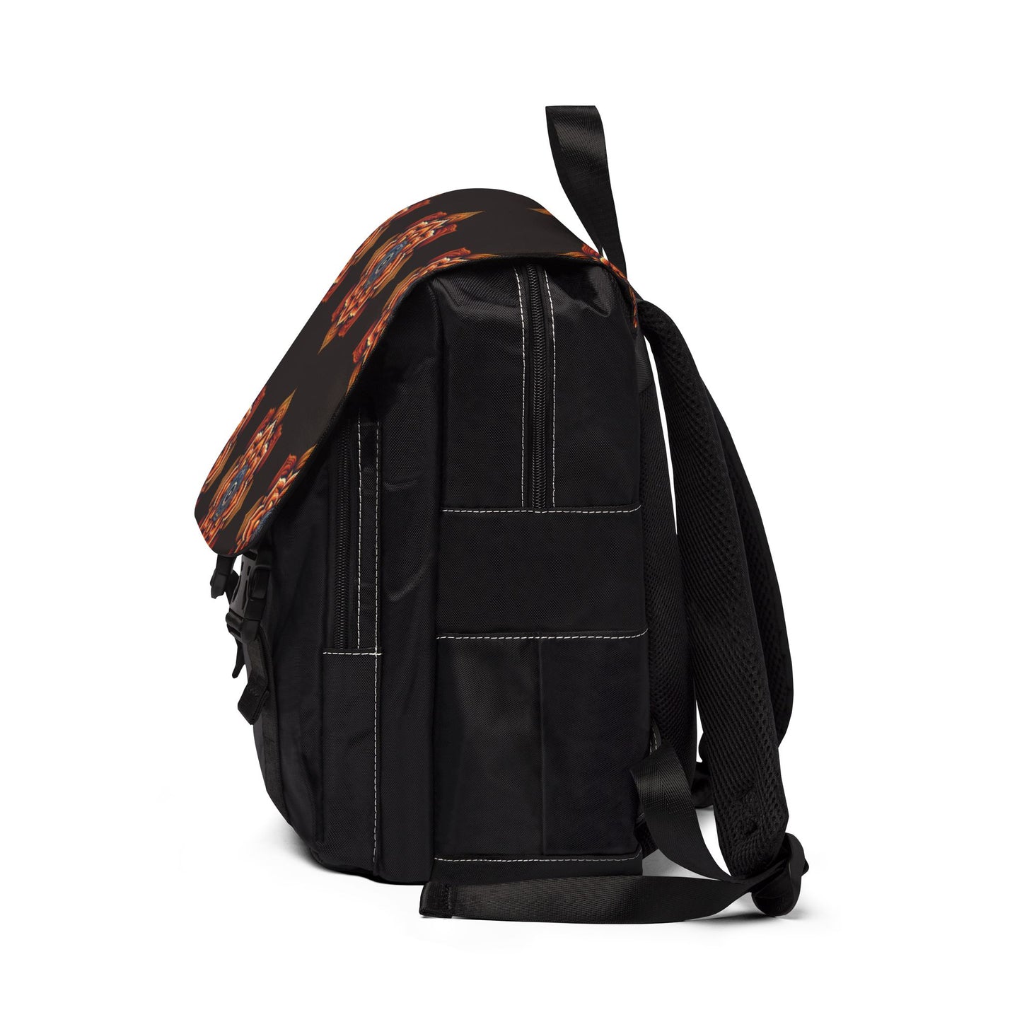 Sacral Chakra Design Shoulder Backpack