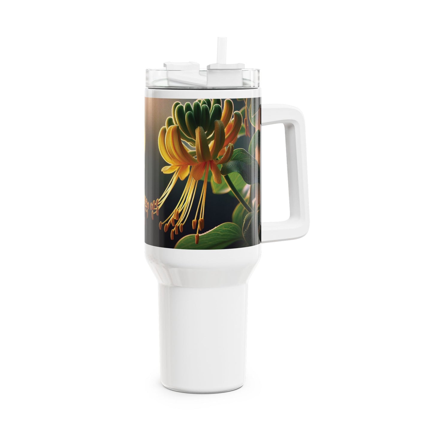 40oz Tumbler - Honeysuckle Design