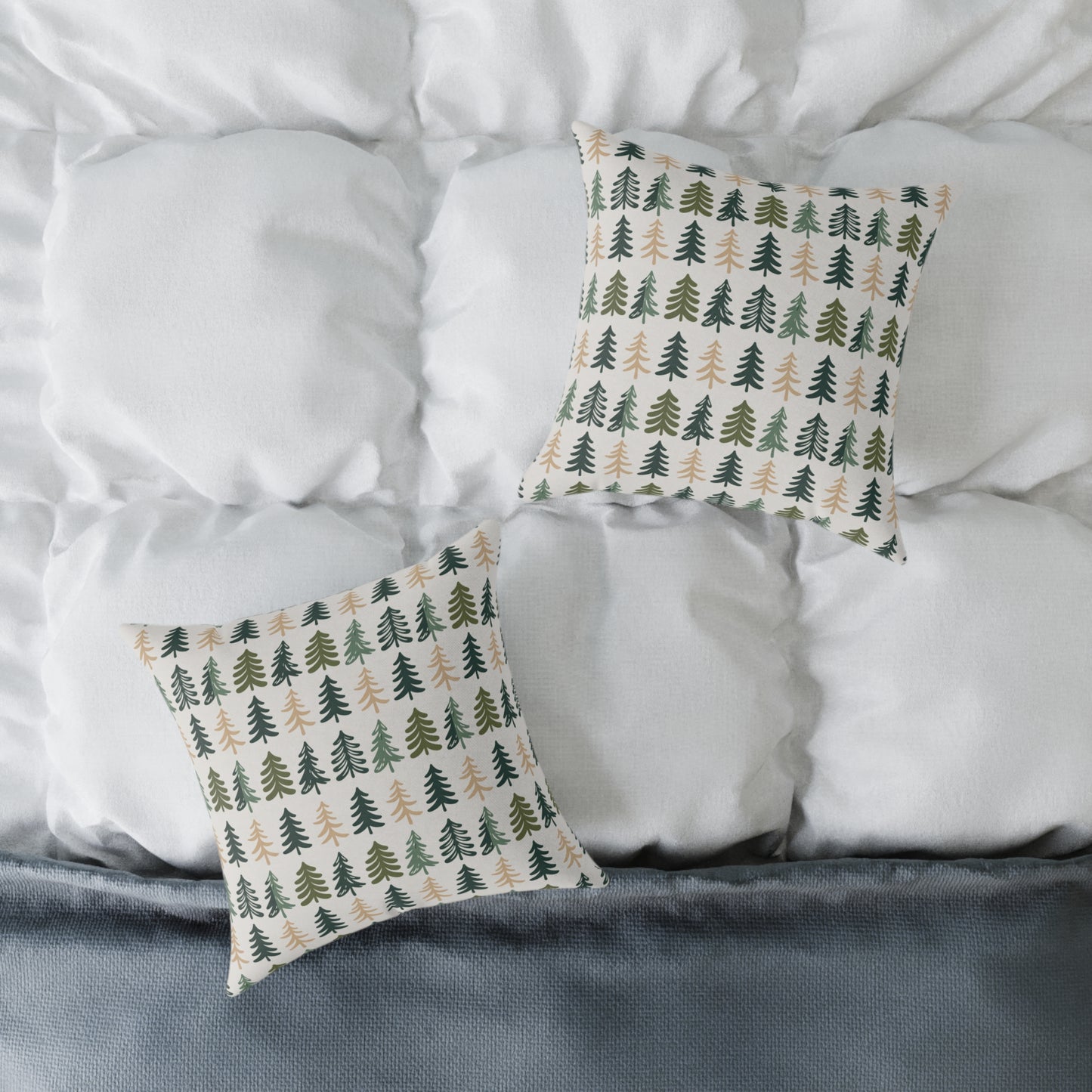 Holiday Pillow: Rustic Forest