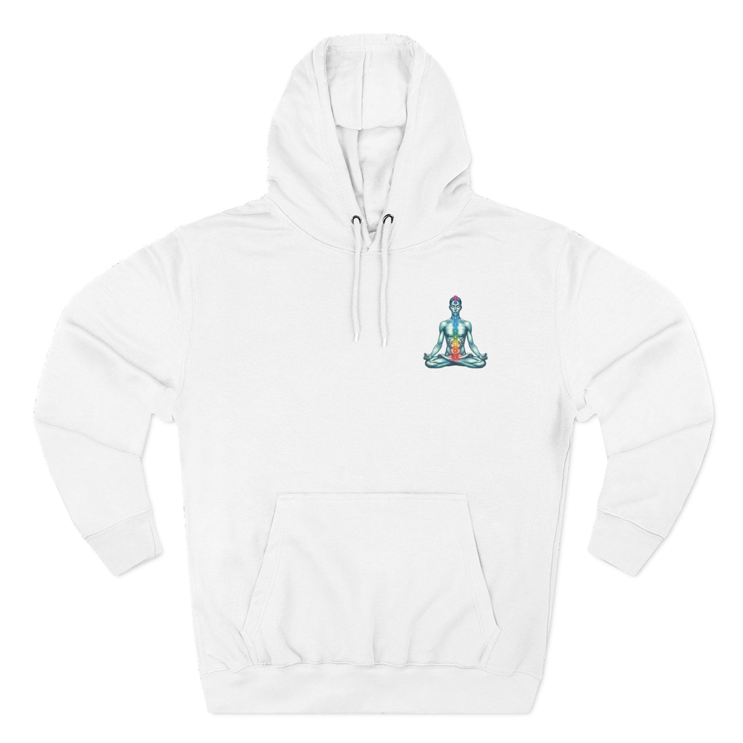 Fleece Hoodie - Chakra Meditation Design