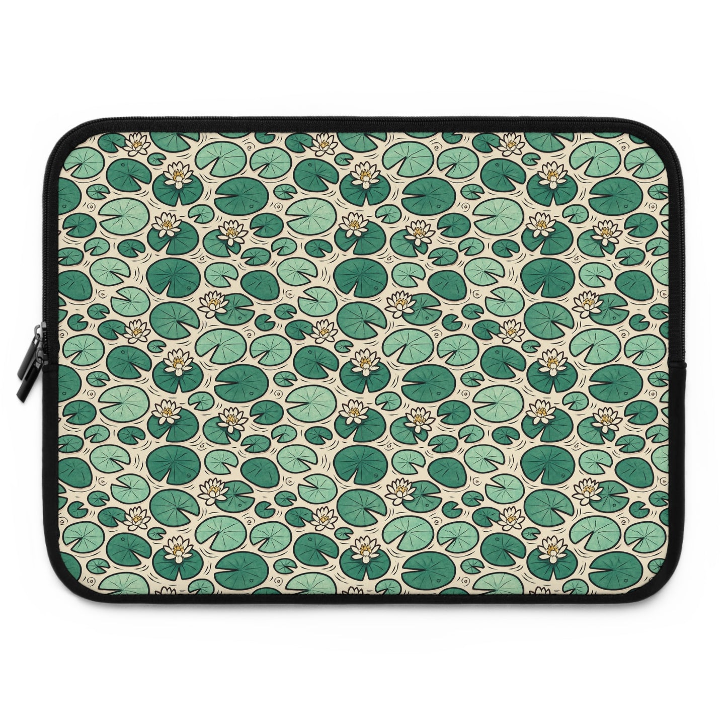 Laptop Sleeve: Lily Pad Design