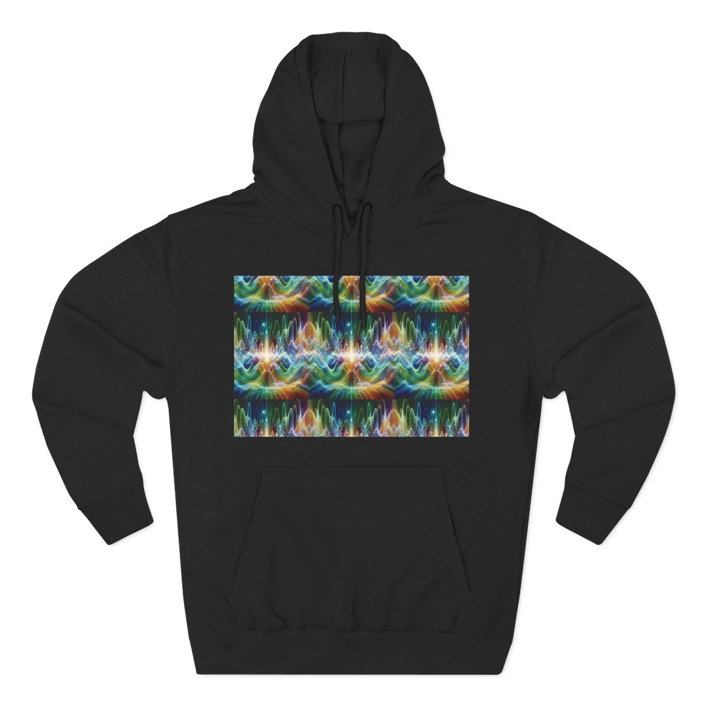 Fleece Hoodie - Frequency Waves Design