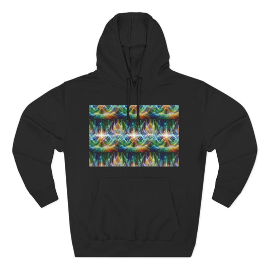 Fleece Hoodie - Frequency Waves Design